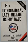 1967   13th International Lady Wigram Trophy Race Program - Motor Racing NZ