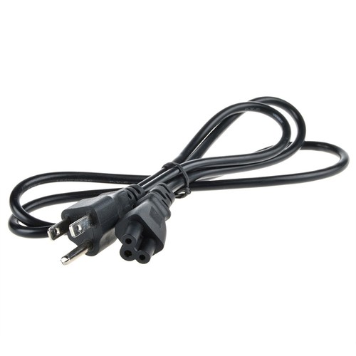 Premium 5ft 3 Prong AC Mickey Mouse 3pin Power Cord Cable For Laptop Notebook PC - Picture 2 of 4