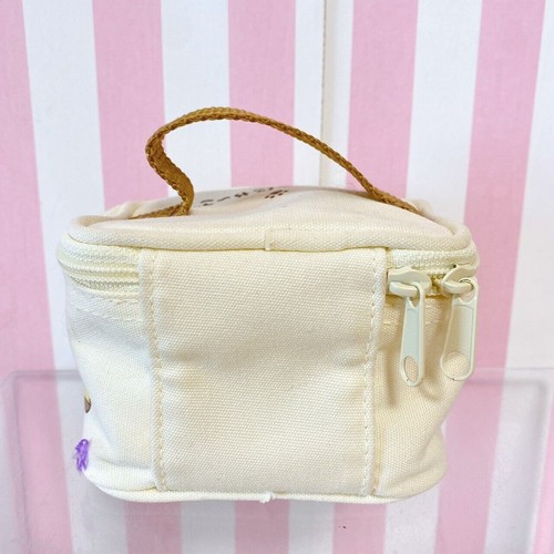 Sanrio Nemukko Nyago Kosmetiktasche Tasche Mini Katze schläft weiß braun Kawaii JP - Bild 24 von 24