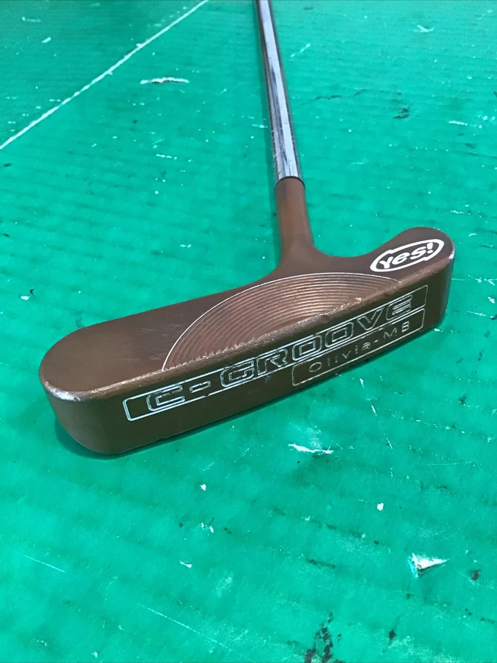 ¡SÍ! Club de golf C-GROOVE OLIVIA-MB PUTTER DIESTRO 34" agarre Golf Pride SNSR Foto 2 de 4
