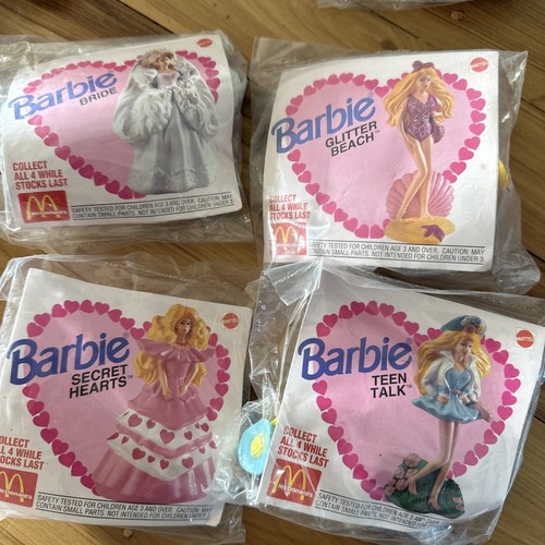 1993 McDonald's Happy Meal Toys Lot of 4 SEALED Barbie Vintage - Picture 6 of 6