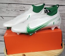 Nike Vapor Edge Pro 360 Mens White Pine Green Football Cleats AO8277-105 size 16