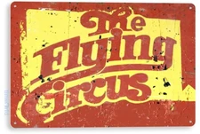 TIN SIGN Flying Circus Metal Décor Wall Art Family Kitchen Store Farm Bar A373