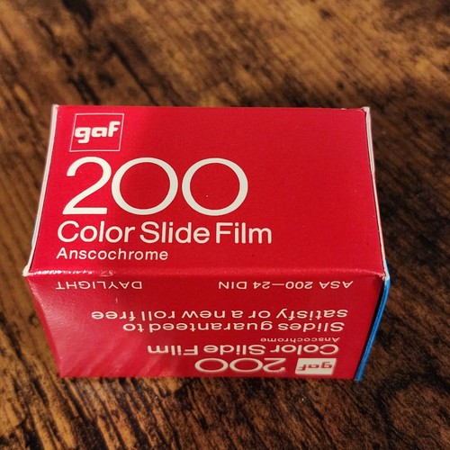 Ansochrome GAF 200 Color Slide Film General Aniline Film Sealed Vintage Daylight - Picture 2 of 7