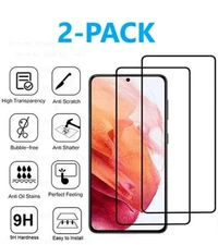 2Pack Full Tempered Glass Screen Protector For Samsung Galaxy S21 /Plus/Ultra