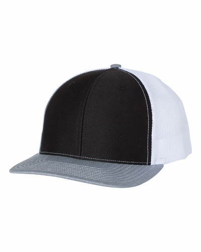 Richardson 112 Trucker Kugelkappe Netz Mütze Druckknopflasche 2-farbig/einfarbig leere Kappe - Bild 7 von 90