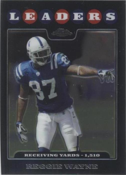 2008 Topps Chrome Reggie Wayne #TC127 - 1 of 2