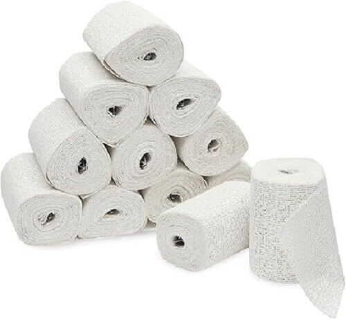 Plaster Cloth Rolls for Belly Casting and Crafts 4 In x 15 Ft Each (12 Pack)