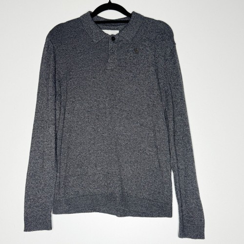 Abercrombie Fitch Kids Knit Button Collar Sweater Boys Size 13/14 - Picture 1 of 6