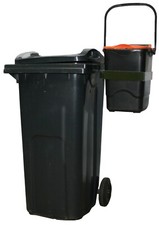 Wheelie Bin Bracket for food caddy: Manufactured In the UK