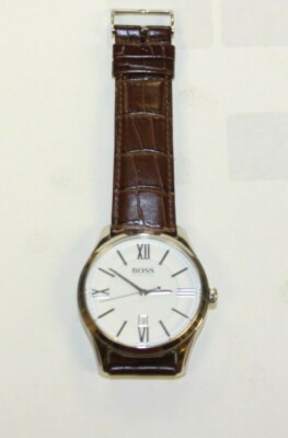 Hugo Boss Adjustable Watch (Brown and Silver) BOSS -  main image 3