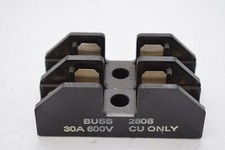 BUSSMANN 2808 FUSE HOLDER 30A 600V CU Only Buss