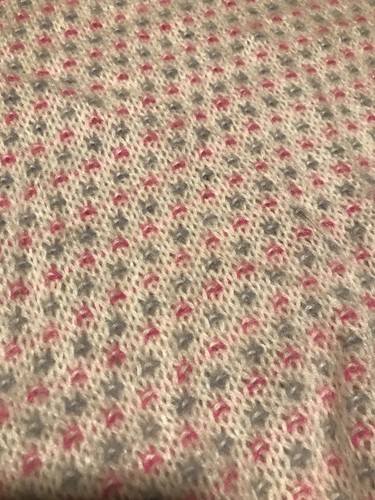 NWT Vintage 80’s David Brett Women’s M Sweater Pink Grey Turtleneck Mohair Soft - Picture 6 of 9