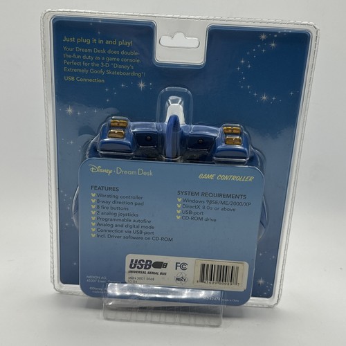 Disney Dream Desk Game Controller Doppia Vibrazione USB Sigillato - Scatola Danneggiata - Nuovo con scatola - Foto 3 di 7