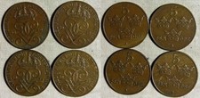 Sweden : Lot 2 Coins  5 Ore (1929;1932;1934;1935)  KM #779.2  XF  IR98