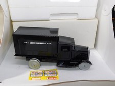 Vintage Repo Pressed Steel Black Army Engineers Toy Delivery Truck W Box Vintage Repo Pressed Steel Black Army Engineers Toy Delivery Truck W Box