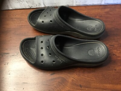Croc’s black slide on sandal men’s 12 Amazon.com | Crocs Men main image 4