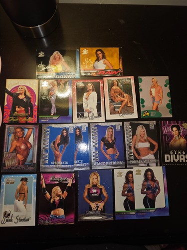 WWE WWF Divas Cards Lot Torrie Wilson, Trish Stratus and more