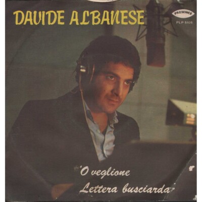 Davide Albanese Vinile 7'' 45 giri 'O Veglione / Lettera Bugiarda /  PLP5105 Nuov