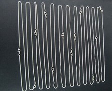 12x Łańcuch ogniwowy 2,4mm Zrób to sam Miniblings Łańcuszek posrebrzany Karabińczyk 80cm
