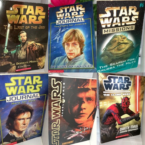 6x Star Wars Scholastic Paperback Book Bulk Lot Journal Solo Skywalker The Clone Ebay