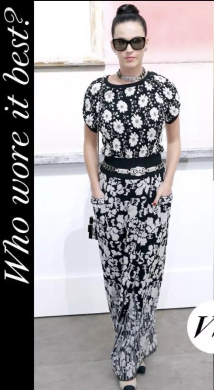 4K Chanel 2014 Black Floral Printed Sweater Top 40 42 44 8 10 12 Shirt 14c M L thumbnail 23