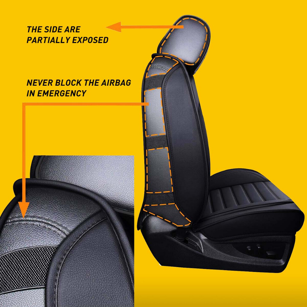 Car Seat Cover Full Set PU Leather Cushion For 20082021 Toyota Tundra