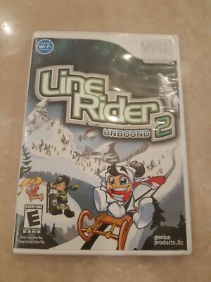Line Rider 2: Unbound Nintendo Wii, 2008 Free Ship CAN