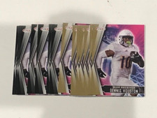 Lot (14) DENNIS HOUSTON Dallas Cowboys 2022 SAGE High Series Football base cards