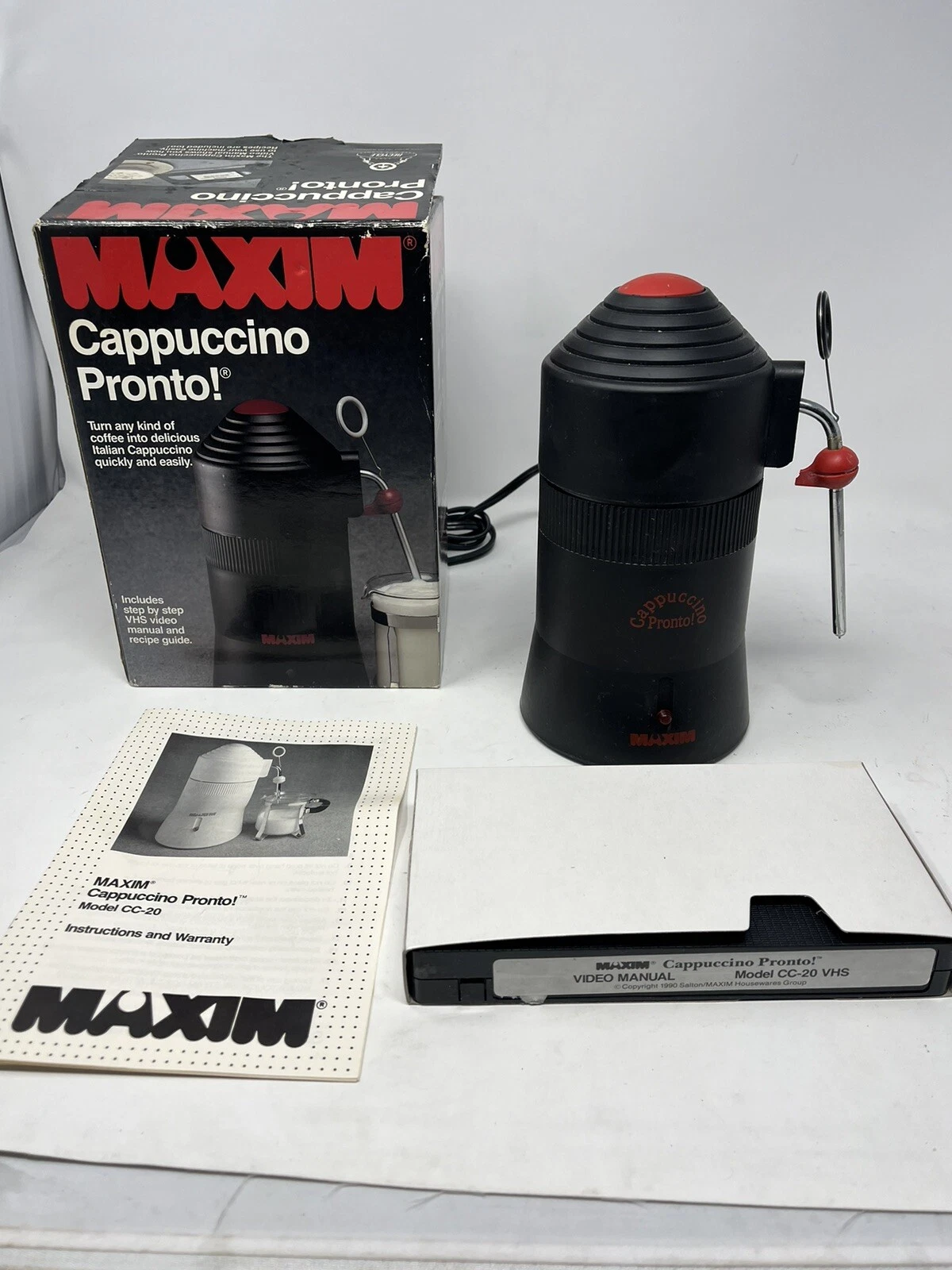 Vintage MAXIM Cappuccino Pronto Machine Model CC-20