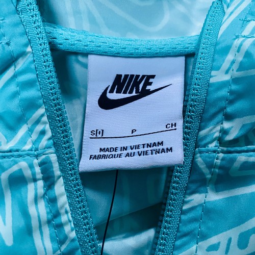 New Nike All Over Print Green Track Jacket Loose Fit DM8125-392 Youth Small - Picture 2 of 9