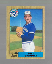 1987 Topps Baseball #733 Bill Caudill Toronto Blue Jays ERROR - Vintage
