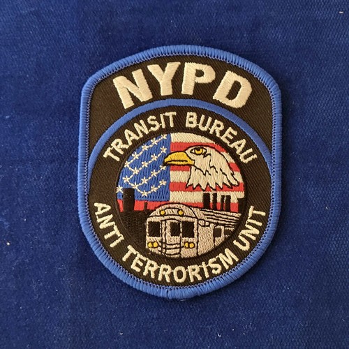 Transit Bureau Anti Terrorism Unit Patch N.Y.P.D. Police #unique