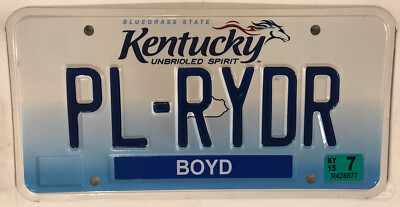 Vanity PL PLATINUM RYDER PALE RIDER license plate Paul Plus Poland Rental 3PL