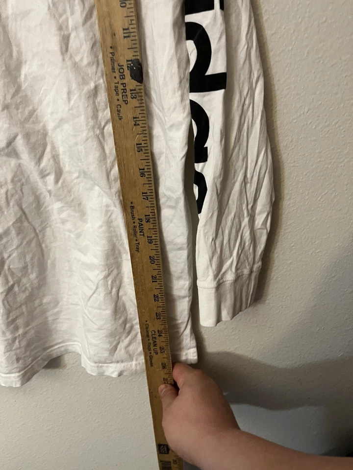 Adidas Sudadera con Capucha Manga Larga Camisa Juvenil Niño XL Blanco Estampado Gráfico Logo Foto 4 de 4