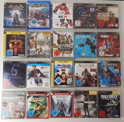 20 Top PS3 Playstation 3 Spiele Sammlung COD Batman Creed Resident Evil usw P13