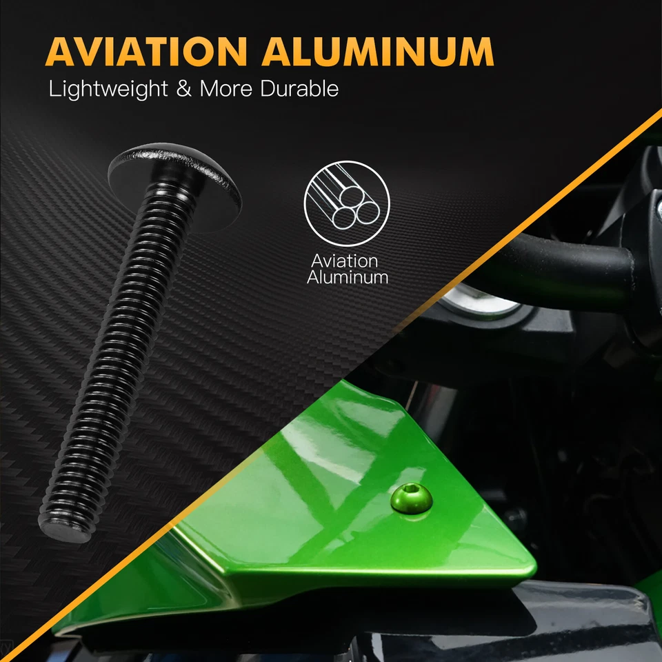 Kit de parafusos de carenagem de alumínio para carroceria Suzuki GSXR GSF SV RF RM - Imagem 4 de 4