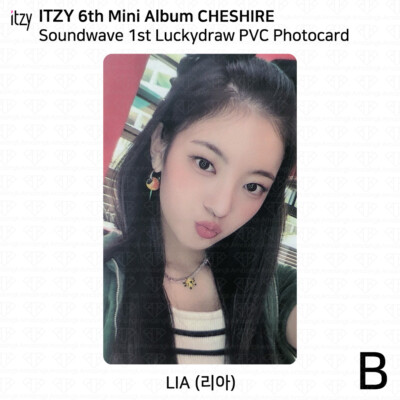 ITZY 6th Mini Album Cheshire Soundwave 1st Lucky Draw