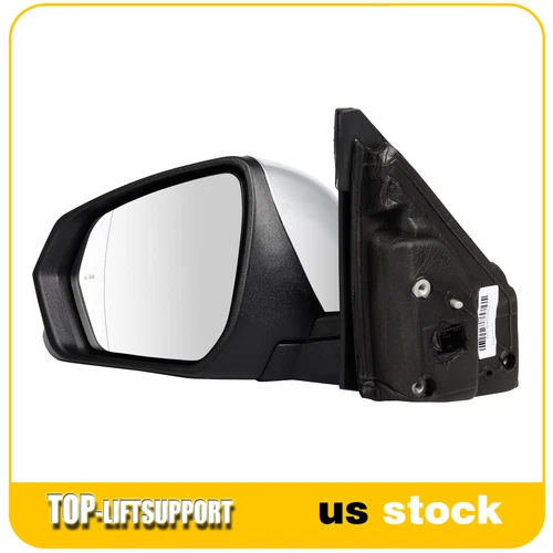 Chrome Blind Spot Signal 8pin Driver Side Mirror For 2018-2021 Chevy Equinox