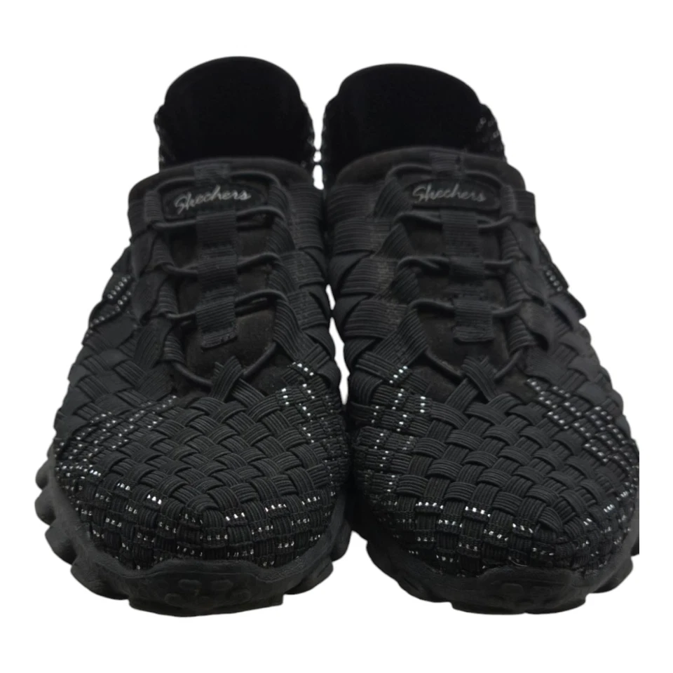 Skechers Shoes Womens 9 Black EZ Flex 2 Tah-Dah Memory Foam Athleisure Weave Gym - Image 2 of 4