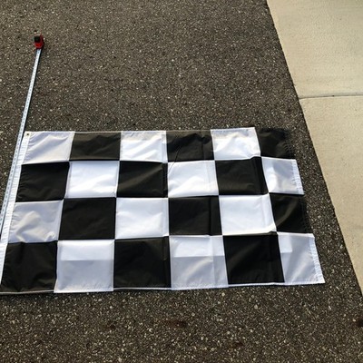 Vintage  Flag 3x5 Made in USA  The FlagSource Finish Line NEW NOS