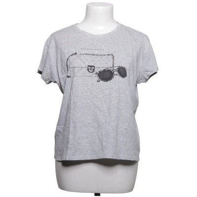 Mango Denim & Tees, T-shirt, Größe: L, Grau, Print, Damen #Ug8