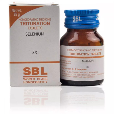 SBL Homeopathic Selenium 3X (25gm Tablets)