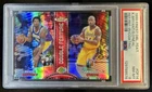 1999-00 Finest Kobe Bryant Shaquille O'Neal Double Feature Dual #DF14 PSA 8