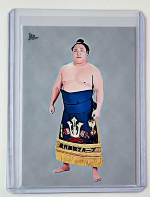 Wakatakakage Atsushi Limited Edition Artist Signed Sumo Legend Trading Card 1/10