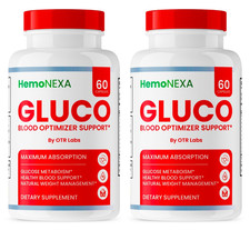  2 Pack HemoNexa Pills Advanced Blood Health Support Vitamin Hemo Nexa 120 Caps