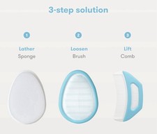 Fridababy DermaFrida The FlakeFixer 3-Step Cradle Cap System New
