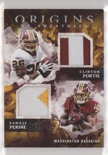2018 Panini Origins of Greatness Gold /10 Clinton Portis Samaje Perine #OG-14