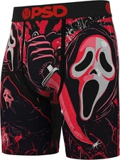PSD Men's Ghostface Call Me Boxer Briefs - Breathable and Supportive Underwear