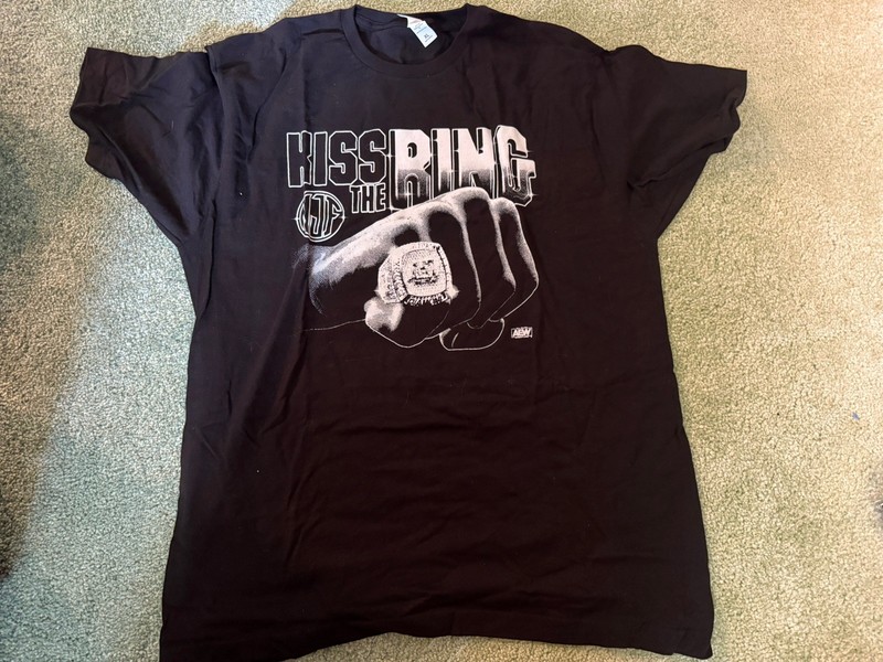 AEW MJF Kiss The Ring Men's T Shirt Size XL All Elite Wrestling Crate Exclusive